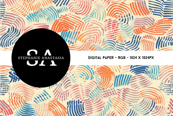 Download Retro Digital Paper Pattern - Digital paper Collection