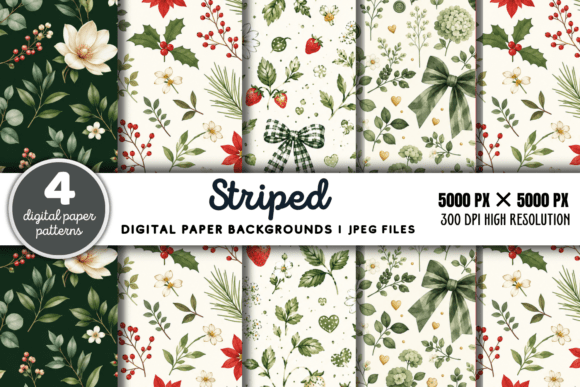 Download Striped Digital Paper Background 7 - Digital paper Collection