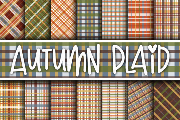 Download Autumn Plaid Digital Paper - Digital paper Collection