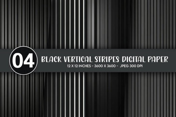 Download Black Vertical Stripes Digital Paper - Digital paper Collection