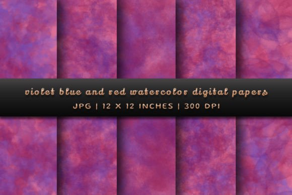 Download Violet Blue and Red Digital Papers - Digital paper Collection