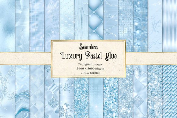 Download Luxury Pastel Blue Digital Paper - Digital paper Collection