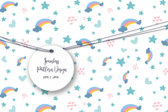 Download Rainbow, Love and Star Digital Paper - Digital paper Collection