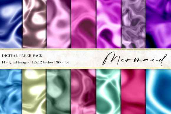 Download Mermaid Digital Papers - Digital paper Collection