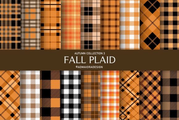 Download Fall Plaid Digital Paper - Digital paper Collection