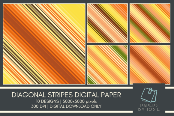 Download Diagonal Stripes Design Digital Paper - Digital paper Collection