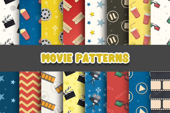 Download Movie Digital Paper Patterns - Digital paper Collection