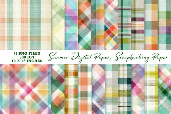 Download Summer Digital Papers Digital Scrapbooki - Digital paper Collection