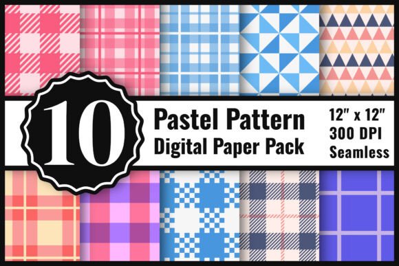 Download Easter Pastel Digital Paper Pack - Digital paper Collection