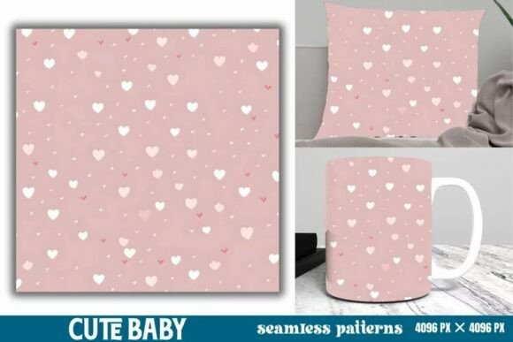 Download Cute Baby Pastel Digital Papers Pattern - Digital paper Collection