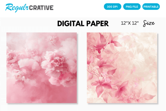 Download Blush Pink Digital Paper Backgrounds - Digital paper Collection