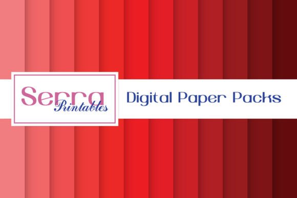 Download Shades of Red Digital Paper Pack - Digital paper Collection