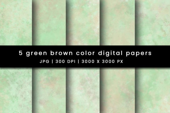 Download Green Brown Pastel Digital Papers - Digital paper Collection