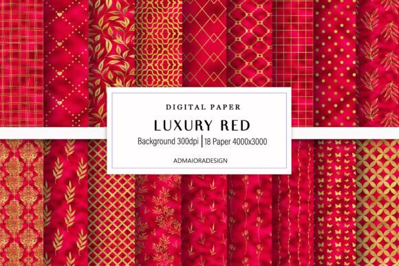 Download Luxury Red Digital Paper - Digital paper Collection