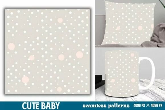Download Cute Baby Pastel Digital Papers Pattern - Digital paper Collection