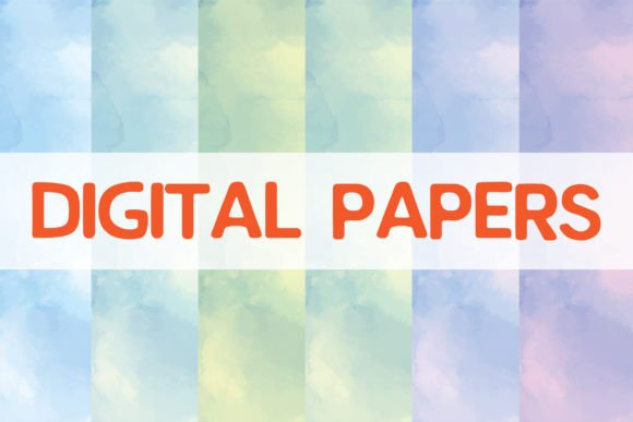 Download Watercolor Background Digital Papers - Digital paper Collection
