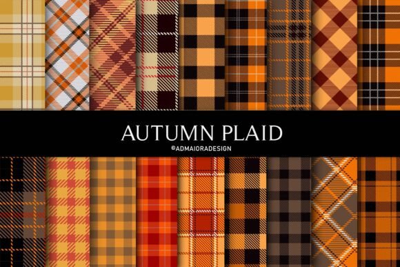 Download Autumn Plaid Digital Paper - Digital paper Collection